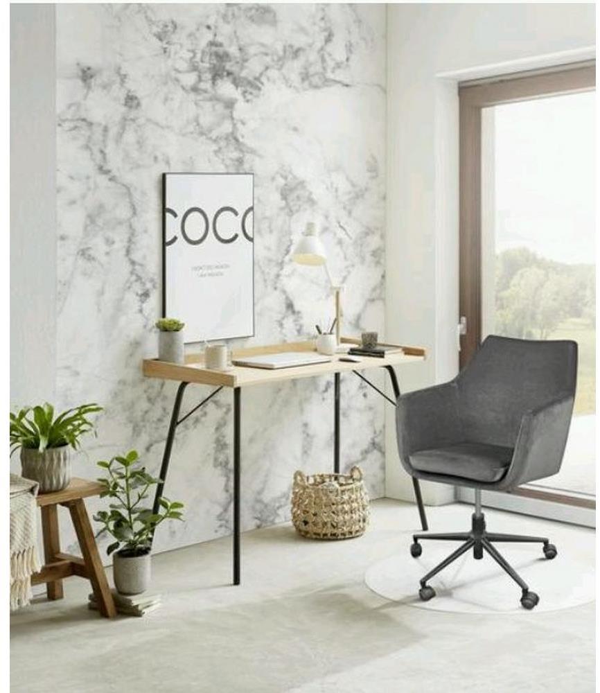 Office Chair Rhyl | size: Width: 58cm, Height: 91cm, Depth: 58cm | color: Gray | image: 7 | variant: 1001207