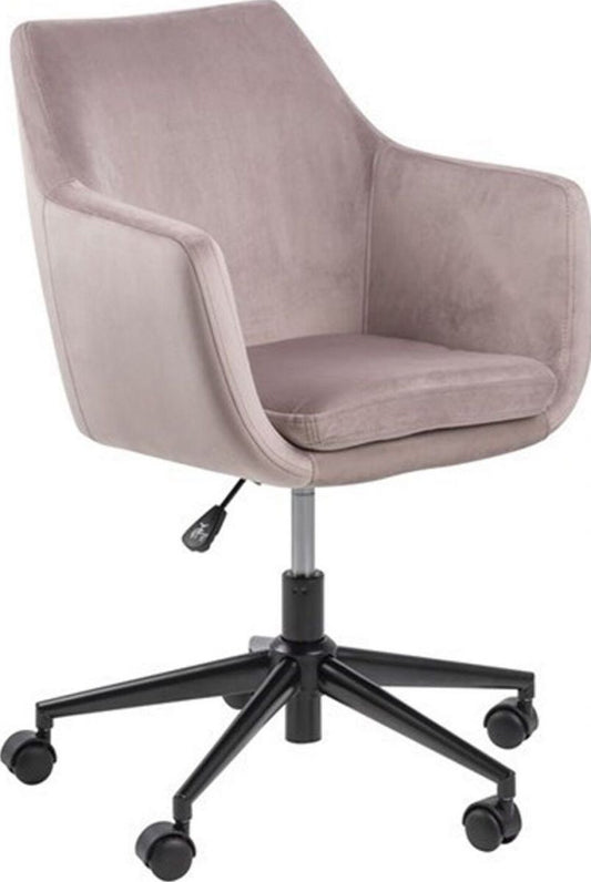 Office Chair Rhyl | size: Width: 58cm, Height: 91cm, Depth: 58cm | color: Pink | image: 1 | variant: 1001206