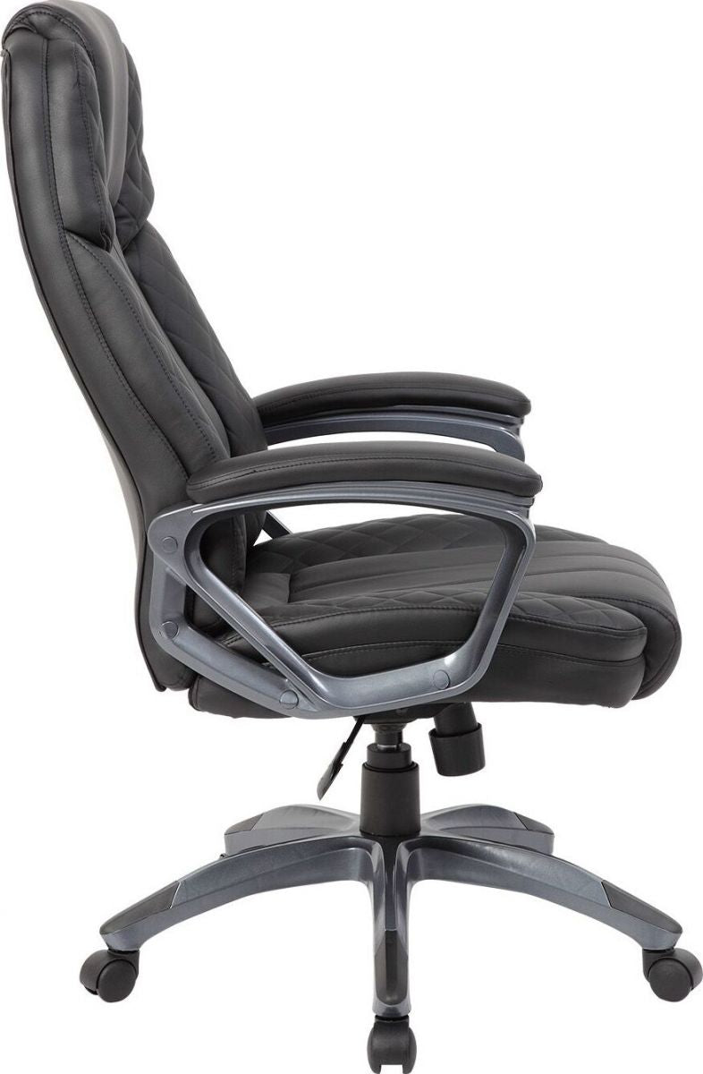 Office Chair Ruthin | size: Width: 66cm, Height: 116-123.5cm, Depth: 75.5cm | color: Black | image: 4 | variant: 1001182