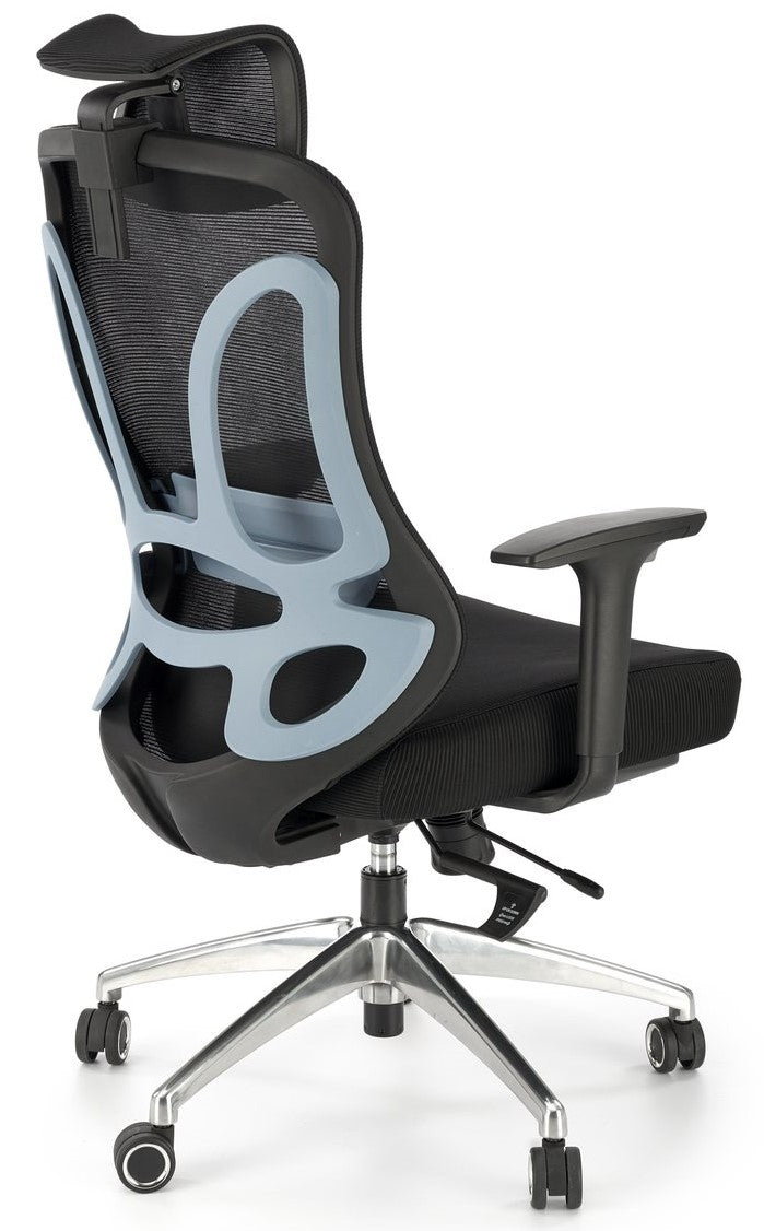 Office Chair West Ferndale | size: Width: 64cm, Height: 121cm, Depth: 70cm | color: Black | image: 2 | variant: 1007429