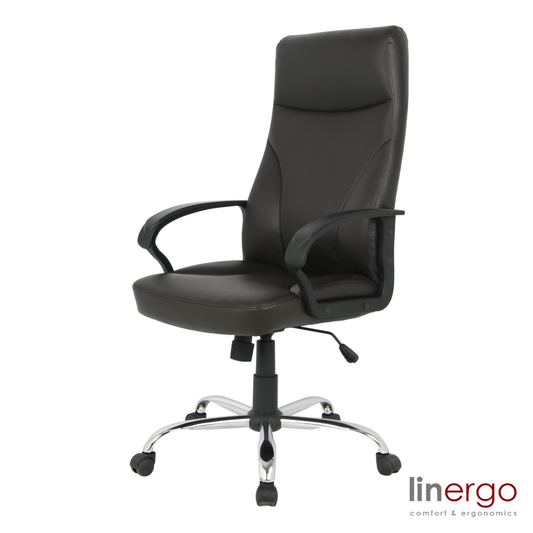 Office Chair West Riyadh | size: Width: 62cm, Height: 127cm, Depth: 56cm | color: Black | image: 0 | variant: 1008089