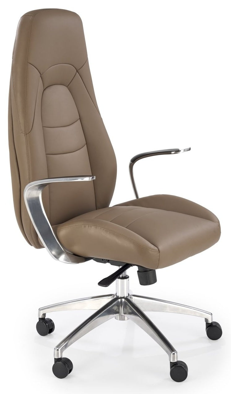 Office Chair West Ventspils | size: Width: 66cm, Height: 126cm, Depth: 70cm | color: Brown | image: 0 | variant: 1007564