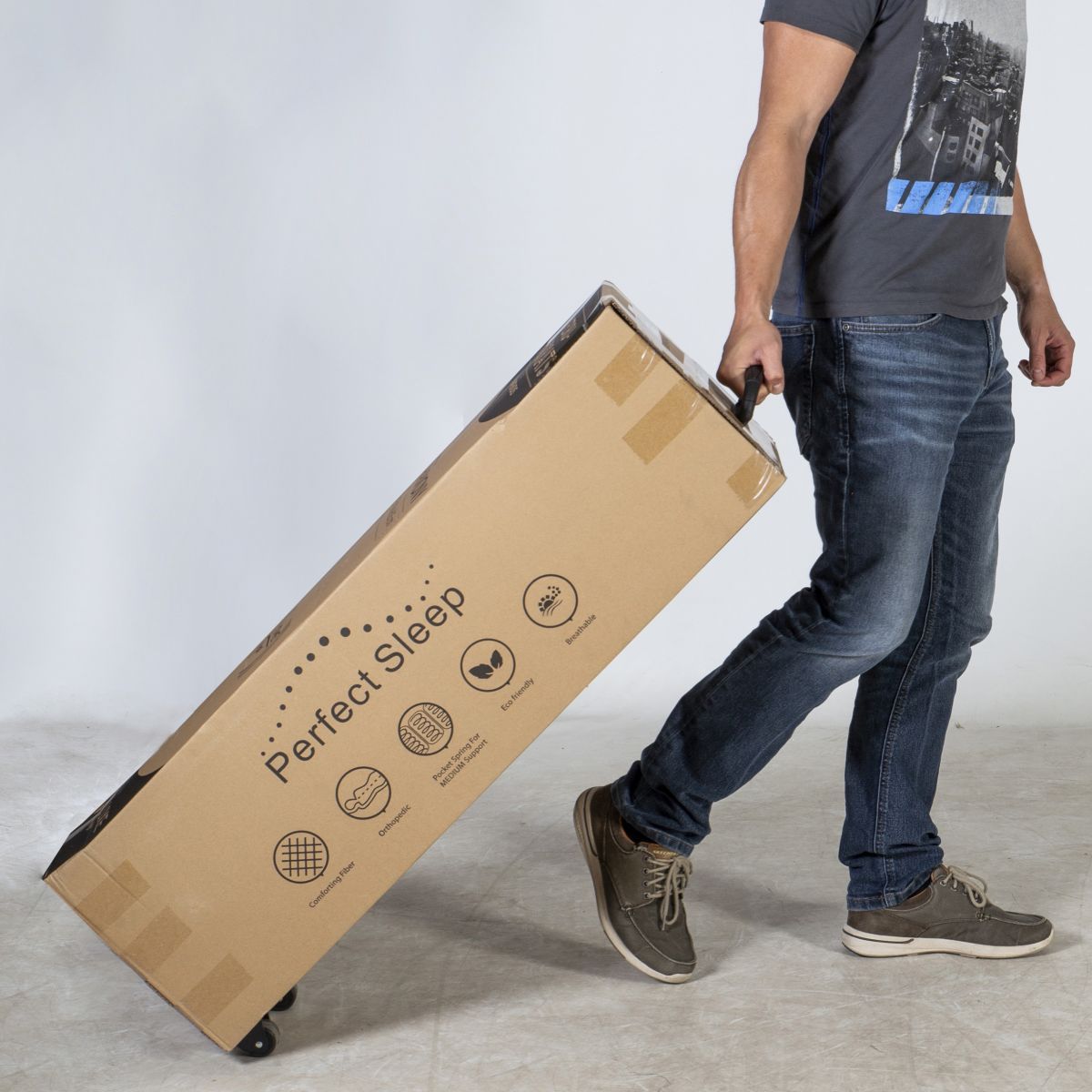Pocket Spring Mattress Harmony Uno Pocket | size: Length: 200cm, Width: 90cm | image: 5 | variant: 1010995