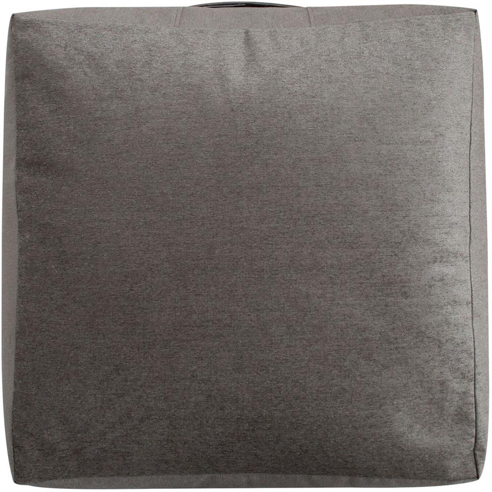 Pouf Aberdare | size: Width: 80cm, Height: 30cm, Depth: 80cm | color: Gray | image: 2 | variant: 1001438