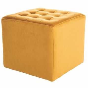 Pouf Peterborough | size: Width: 39cm, Height: 34cm, Depth: 39cm | color: Brown | image: 0 | variant: 1004286