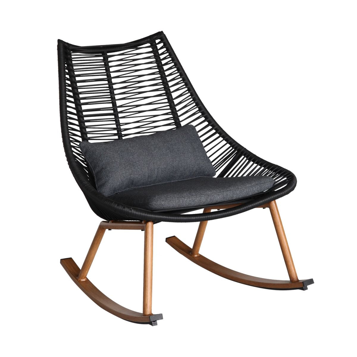 Rocking Chair East Perth | size: Width: 64cm, Height: 84cm | color: Black | image: 1 | variant: 1004801