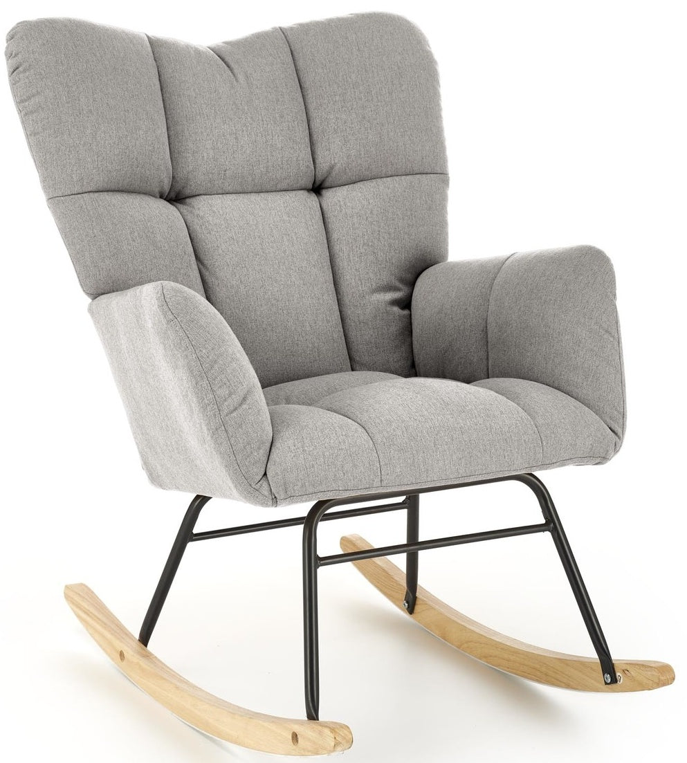 Rocking Chair Rieti | size: Width: 70cm, Height: 94cm, Depth: 97cm | color: Gray | image: 0 | variant: 1003080