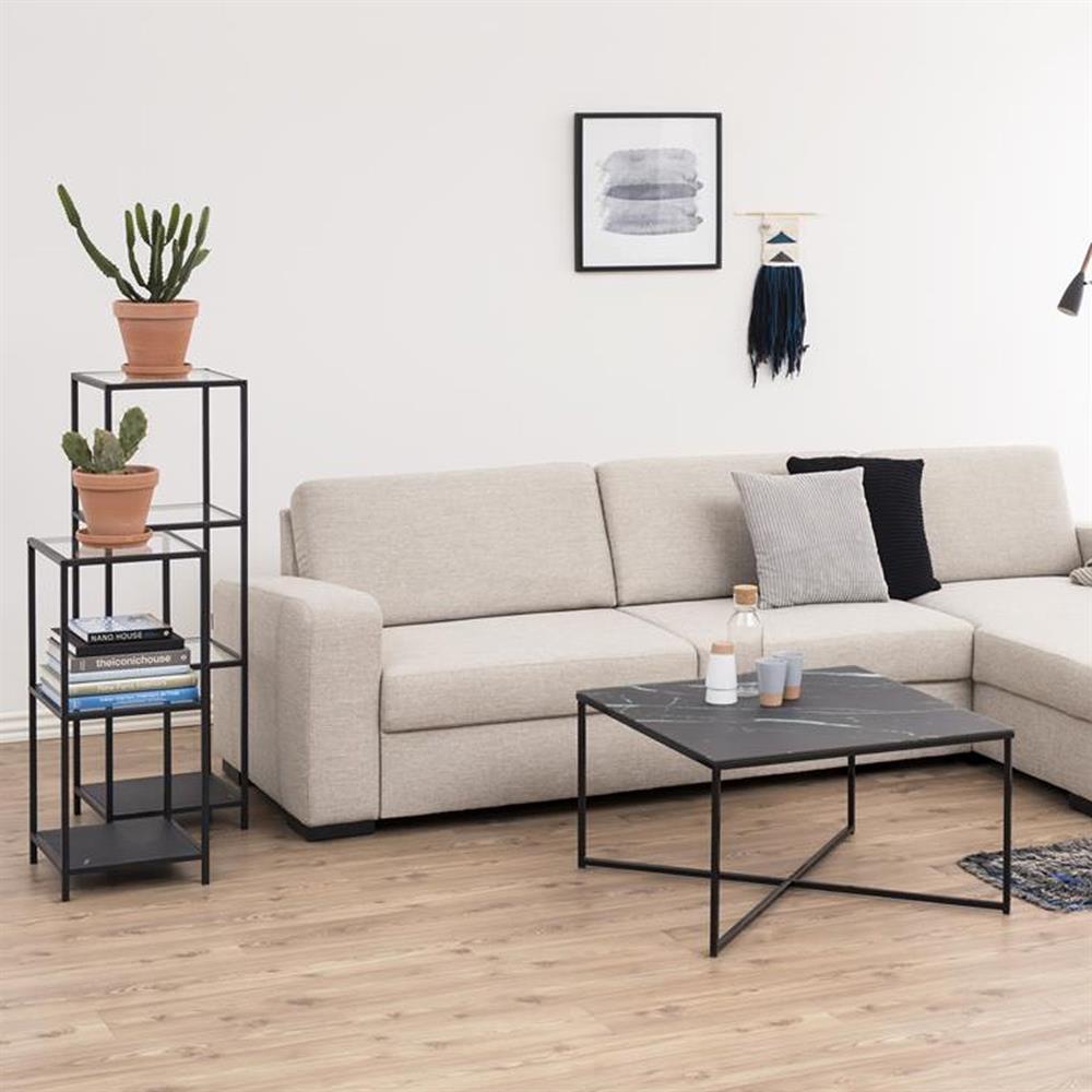 Shelf Aberystwyth | size: Width: 37cm, Height: 82.5cm, Depth: 35cm | color: Black | image: 3 | variant: 1006088