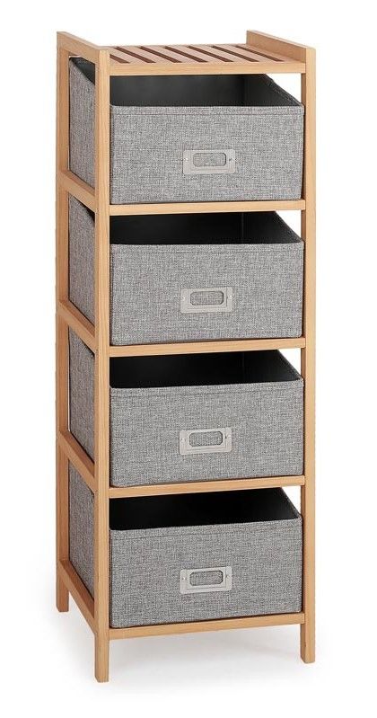 Shelf East Ascoli Piceno | size: Width: 28cm, Height: 83cm, Depth: 26cm | color: Black | image: 1 | variant: 1006644