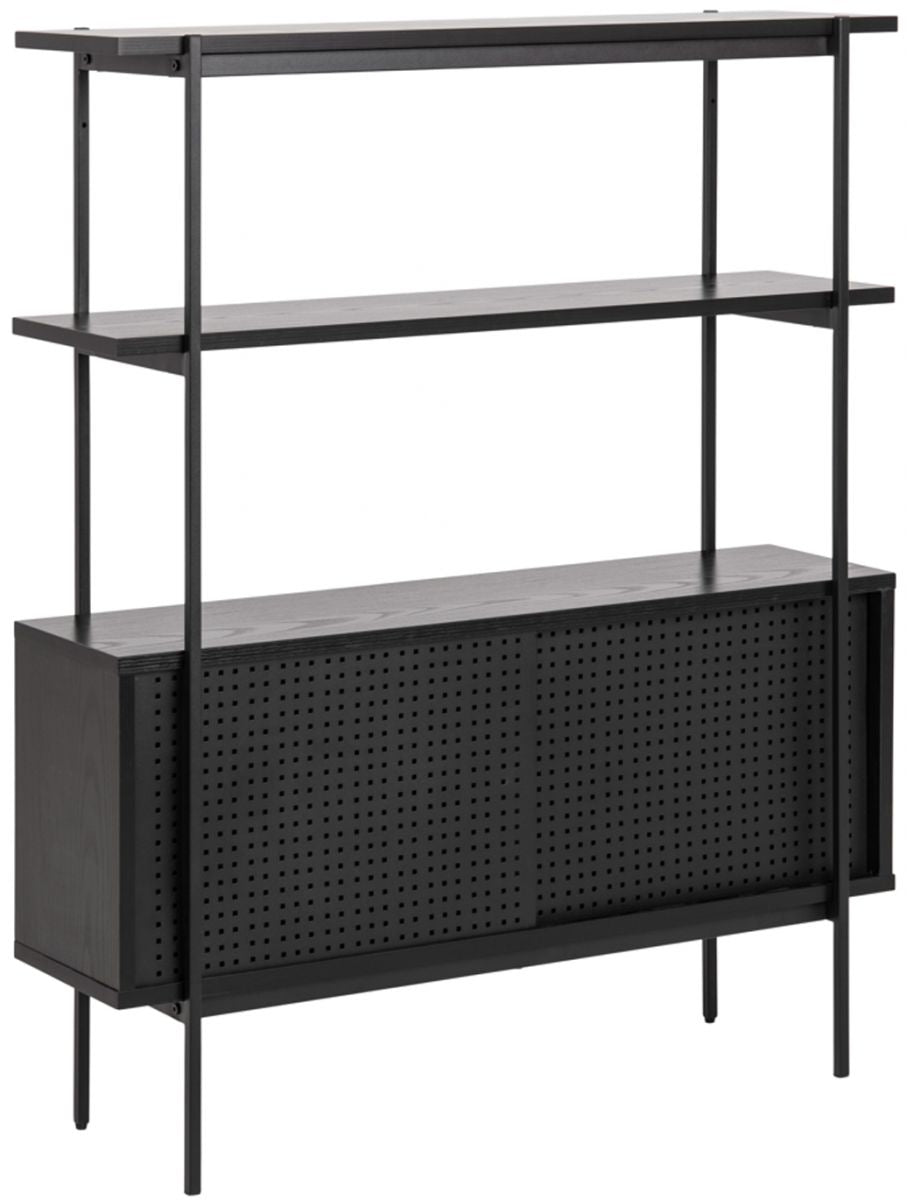 Shelf Loughborough | size: Width: 94cm, Height: 114cm, Depth: 27cm | color: Black | image: 0 | variant: 1005663