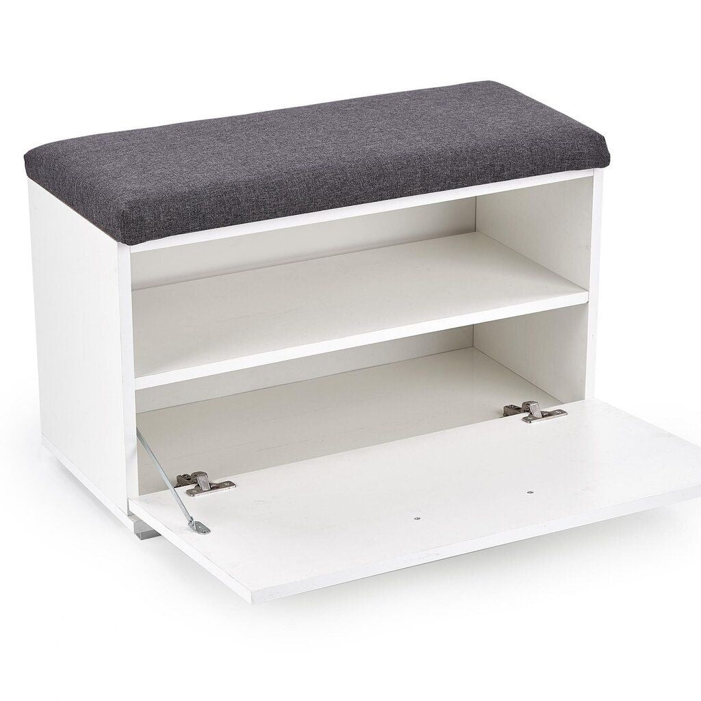 Shoe Rack Copenhagen | size: Width: 70cm, Height: 70cm, Depth: 32cm | color: White | image: 2 | variant: 1001971