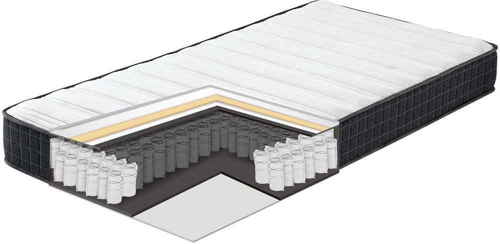 Single Bed East Esher | size: Length: 215.5cm, Width: 98cm, Height: 117.5cm | color: Gray | image: 3 | variant: 1006294