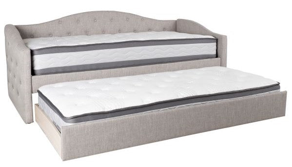 Single Bed East Reading | size: Length: 221cm, Width: 98cm, Height: 94cm | color: Gray | image: 2 | variant: 1005391