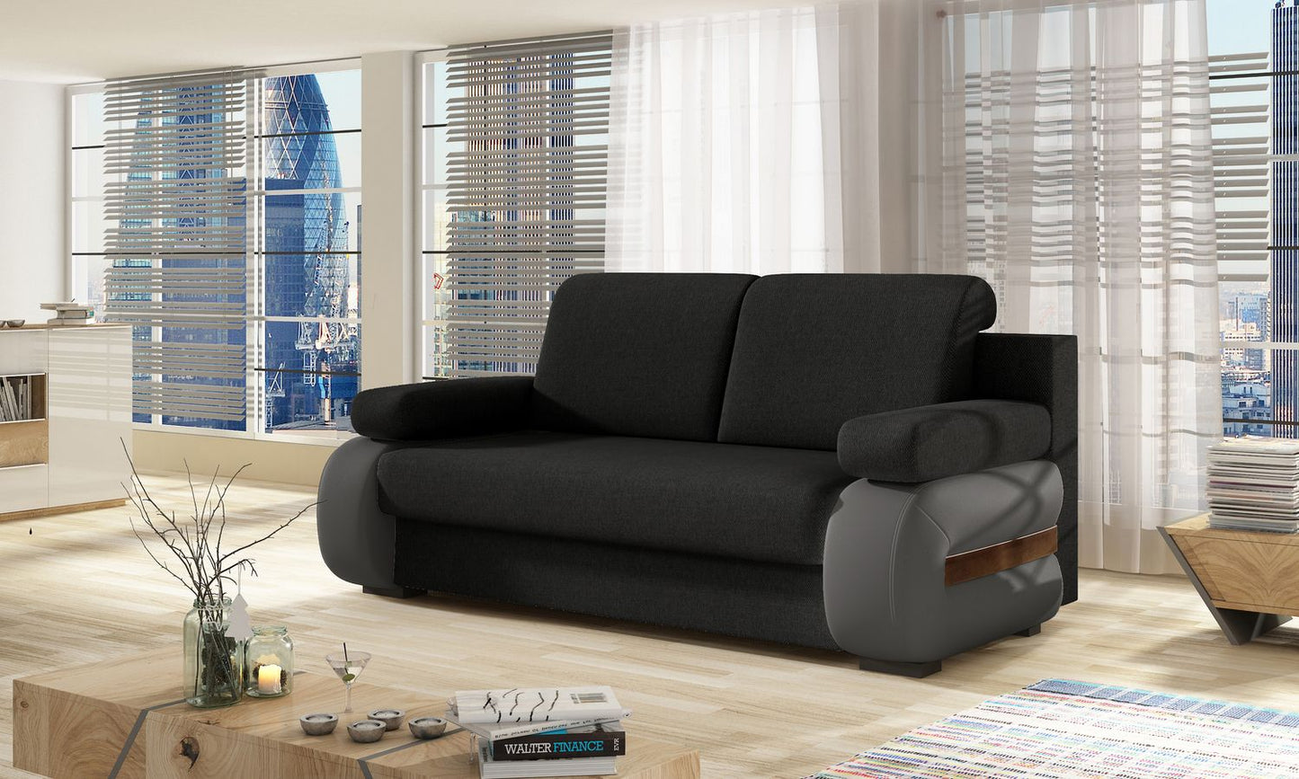 Sleeper Sofa Bargoed | size: Width: 56cm, Height: 84cm, Depth: 202cm | color: Sawana/Soft | image: 1 | variant: 1017890