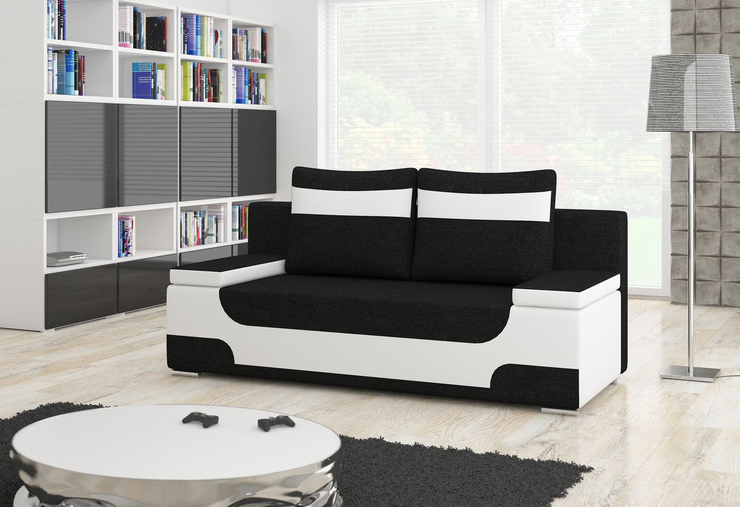 Sleeper Sofa Ragusa 5 | size: Width: 92cm, Height: 73cm, Depth: 200cm | color: Sawana/Soft | image: 1 | variant: 1017740