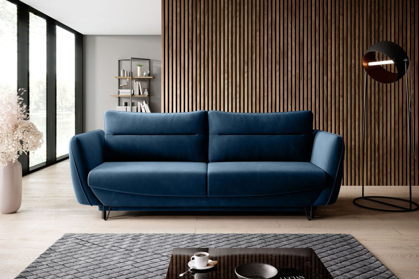 Sleeper Sofa Silva 27 | size: Width: 95cm, Height: 90cm, Depth: 236cm | color: Lukso | image: 1 | variant: 1017501