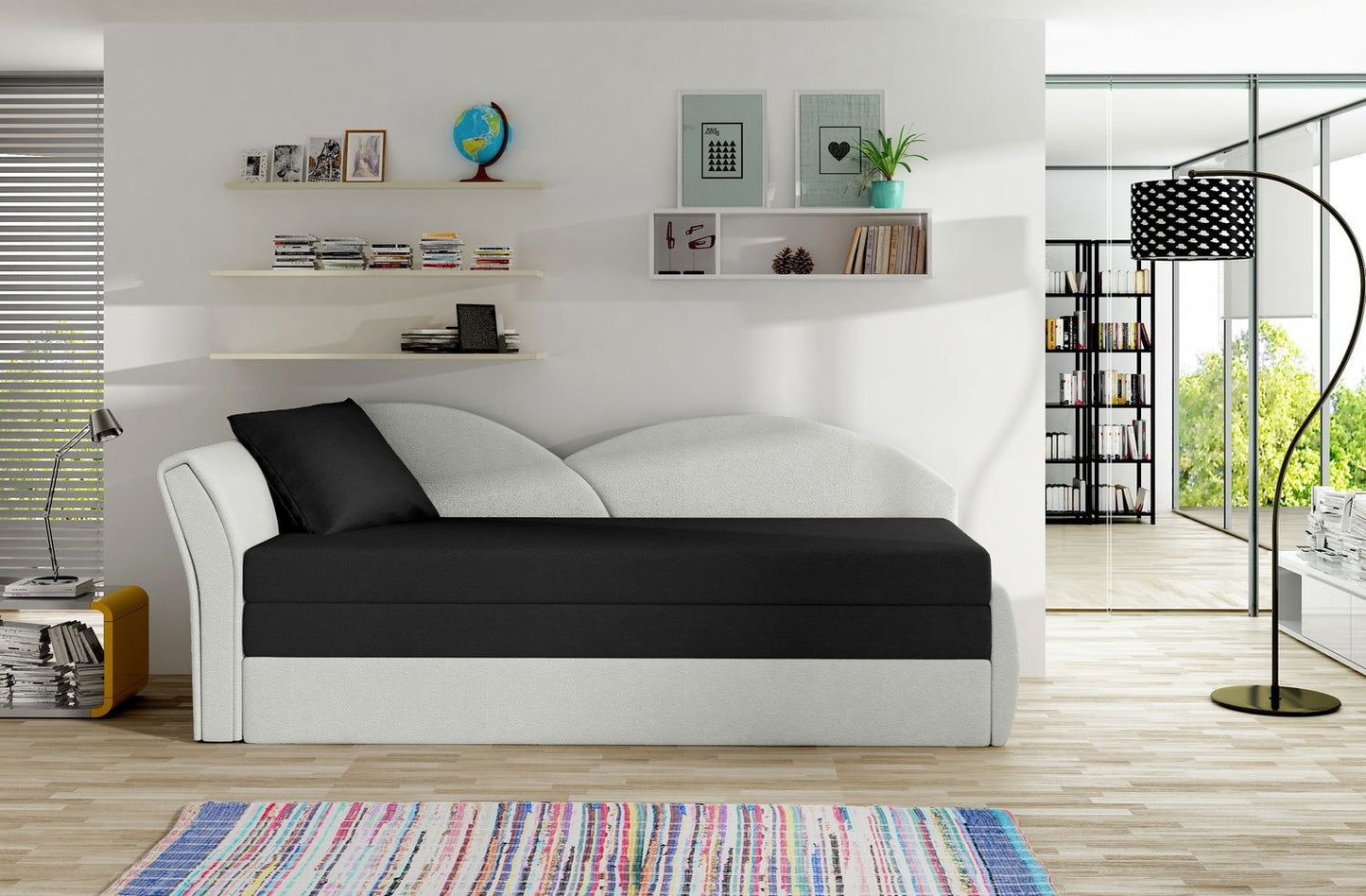 Sleeper Sofa West Llandovery 25 | size: Width: 80cm, Height: 77cm, Depth: 218cm | color: Alova/Pdp | image: 1 | variant: 1017734