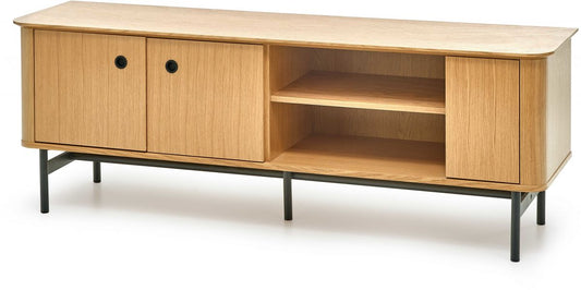 TV Table East Brackley | size: Length: 44cm, Width: 167cm, Height: 59cm | color: Oak | image: 0 | variant: 1007285