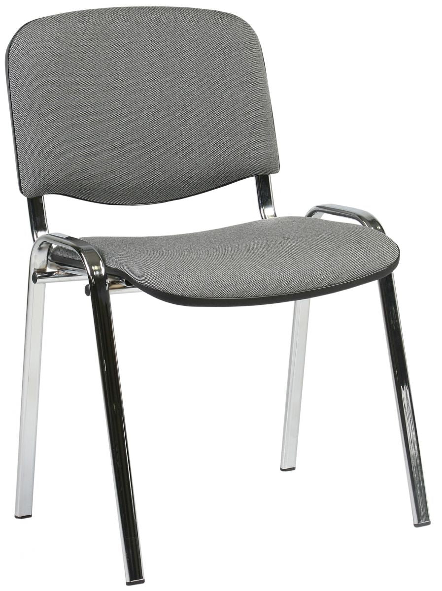 Visitor's Chair Iso 4 | size: Width: 54cm, Height: 82cm, Depth: 42cm | color: Gray | image: 0 | variant: 1012523