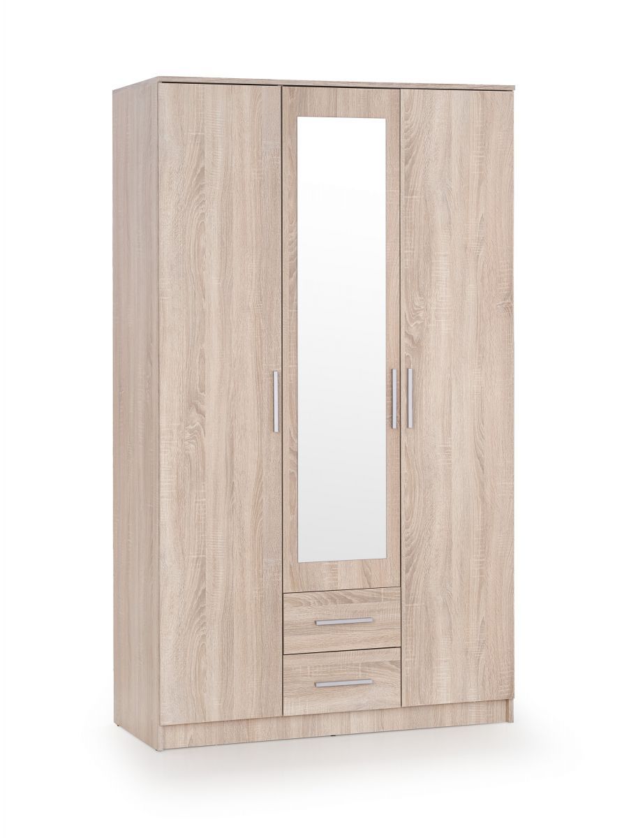 Wardrobe Copenhagen | size: Width: 120cm, Height: 205cm, Depth: 52cm | color: Oak | image: 1 | variant: 1001967