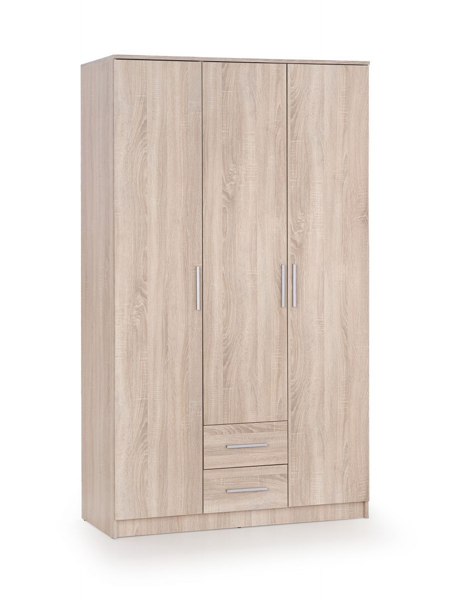 Wardrobe Copenhagen | size: Width: 120cm, Height: 205cm, Depth: 52cm | color: Oak | image: 1 | variant: 1006639