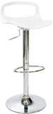 Bar Stool Andy | size: Length: 35cm, Width: 39cm, Height: 98cm, Depth: 35cm | color: White | image: 1 | variant: 1005568