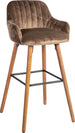 Bar Stool Ariel | size: Length: 52cm, Width: 48cm, Height: 97cm, Depth: 52cm | color: Brown | image: 1 | variant: 1005572
