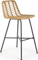 Bar Stool Avellino | size: Length: 43cm, Width: 47cm, Height: 70-100cm, Depth: 57cm | color: Beige | image: 9 | variant: 1003064