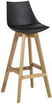 Bar Stool Blaenavon | size: Width: 41cm, Height: 99cm, Depth: 41.5cm | color: Black | image: 1 | variant: 1001353