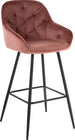 Bar Stool Burgess | size: Width: 53cm, Height: 109cm, Depth: 55cm | color: Pink | image: 1 | variant: 1001314