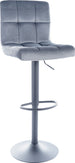 Bar Stool C-105 | size: Length: 42cm, Width: 42cm, Height: 117cm, Depth: 39cm | color: Gray | image: 1 | variant: 1005622