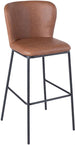 Bar Stool Caerleon | size: Width: 47cm, Height: 104cm, Depth: 51cm | color: Brown/Black | image: 1 | variant: 1001349