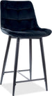 Bar Stool Chic H-2 | size: Width: 45cm, Height: 92cm, Depth: 37cm | color: Black | image: 1 | variant: 1005634