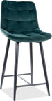 Bar Stool Chic H-2 | size: Width: 45cm, Height: 92cm, Depth: 37cm | color: Green | image: 1 | variant: 1005636