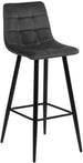 Bar Stool Chilli | size: Width: 43cm, Height: 104cm, Depth: 50.5cm | color: Gray | image: 1 | variant: 1005590
