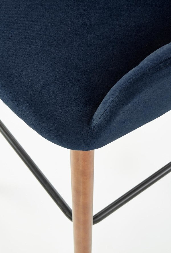 Bar Stool Cosenza | size: Length: 47cm, Width: 47cm, Height: 75-98cm, Depth: 49cm | color: Blue | image: 7 | variant: 1003047