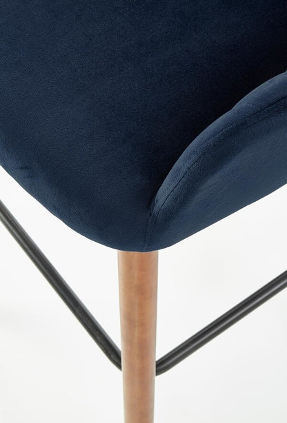 Bar Stool Cosenza | size: Length: 47cm, Width: 47cm, Height: 75-98cm, Depth: 49cm | color: Blue | image: 7 | variant: 1003047