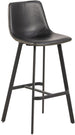 Bar Stool Cwmbran | size: Width: 46.5cm, Height: 103cm, Depth: 50cm | color: Black | image: 1 | variant: 1001343