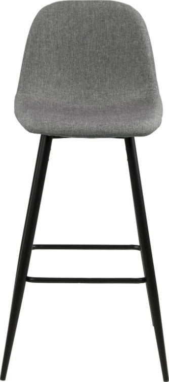 Bar Stool East Ferndale | size: Width: 43.5cm, Height: 91cm, Depth: 48.5cm | color: Gray | image: 5 | variant: 1005746