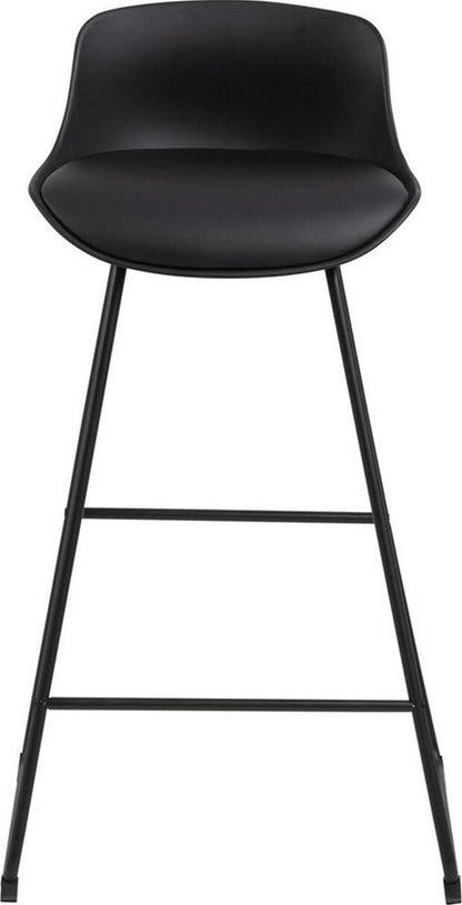 Bar Stool East Horsens | size: Width: 43cm, Height: 94cm, Depth: 49cm | color: Black | image: 4 | variant: 1005845