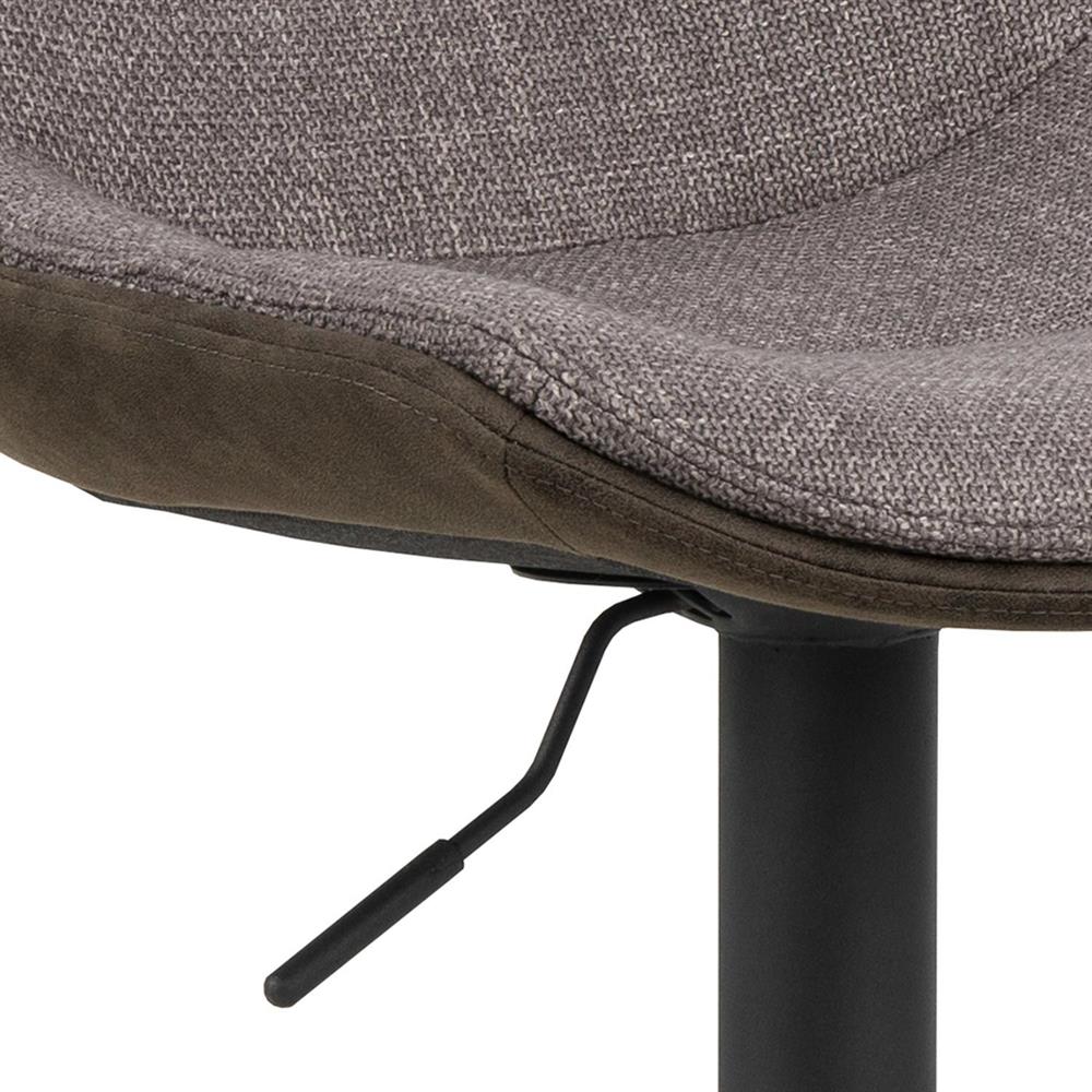 Bar Stool East Jurmala | size: Width: 47cm, Height: 95cm, Depth: 52.5cm | color: Brown/Black | image: 4 | variant: 1005967