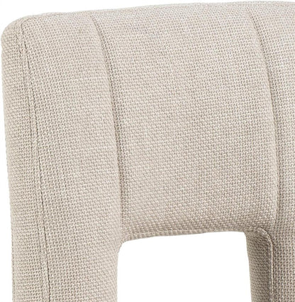 Bar Stool East Oslo | size: Width: 41.5cm, Height: 115cm, Depth: 52cm | color: Beige/Black | image: 4 | variant: 1005972