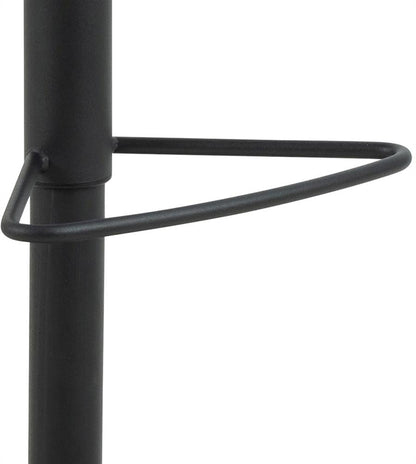 Bar Stool East Oslo | size: Width: 41.5cm, Height: 115cm, Depth: 52cm | color: Beige/Black | image: 6 | variant: 1005972