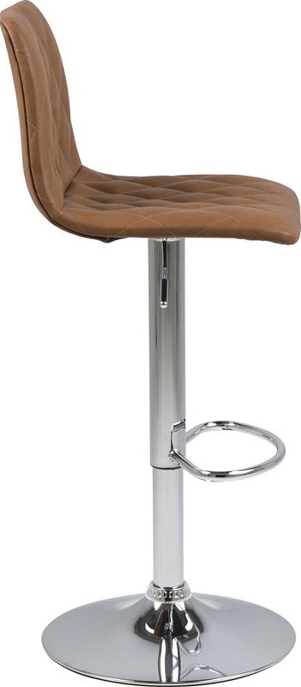 Bar Stool East St Gallen | size: Width: 40cm, Height: 110cm, Depth: 48.5cm | color: Brown | image: 3 | variant: 1005737