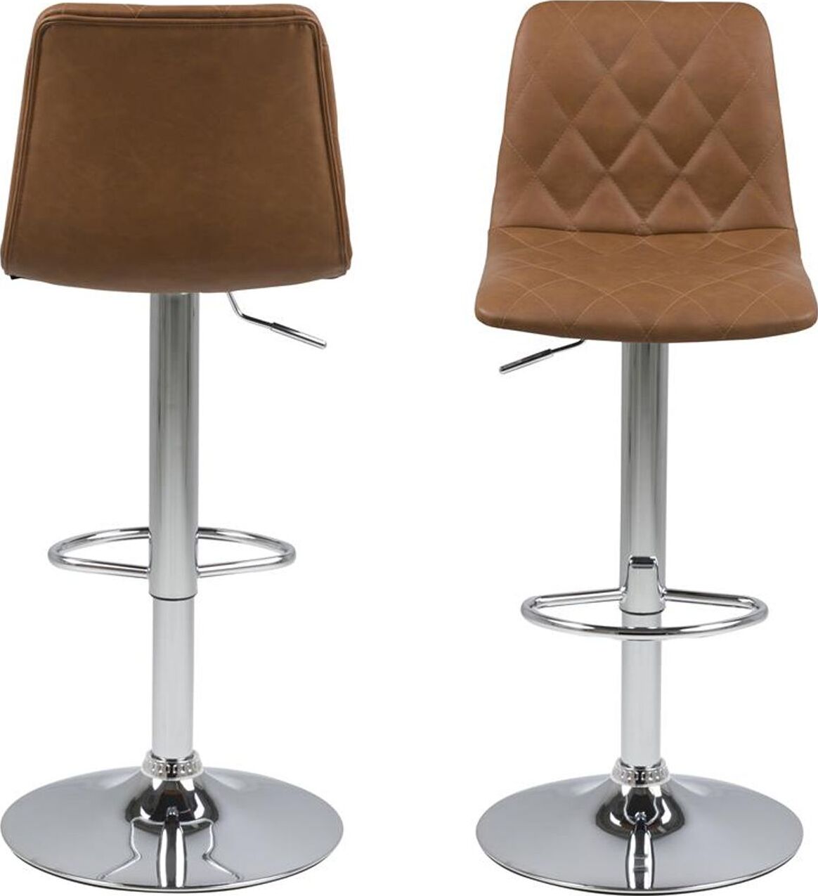 Bar Stool East St Gallen | size: Width: 40cm, Height: 110cm, Depth: 48.5cm | color: Brown | image: 4 | variant: 1005737