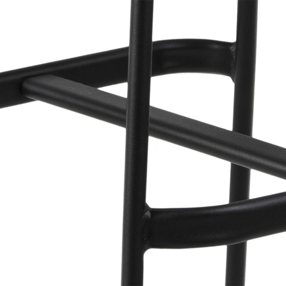 Bar Stool East Thun | size: Width: 46cm, Height: 103cm, Depth: 50cm | color: Brown/Black | image: 6 | variant: 1005742