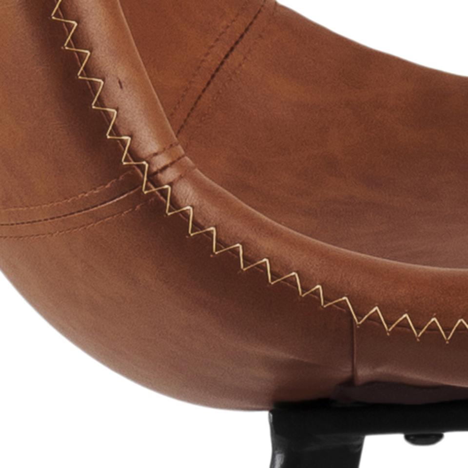 Bar Stool East Thun | size: Width: 46cm, Height: 103cm, Depth: 50cm | color: Brown/Black | image: 7 | variant: 1005742