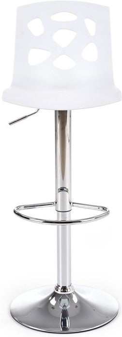 Bar Stool East Weymouth | size: Length: 36cm, Width: 37cm, Height: 83-105cm, Depth: 36cm | color: White | image: 4 | variant: 1007051