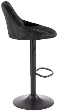 Bar Stool Ferrara | size: Width: 45cm, Height: 106cm, Depth: 47cm | color: Black | image: 2 | variant: 1007441