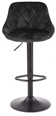 Bar Stool Ferrara | size: Width: 45cm, Height: 106cm, Depth: 47cm | color: Black | image: 3 | variant: 1007441